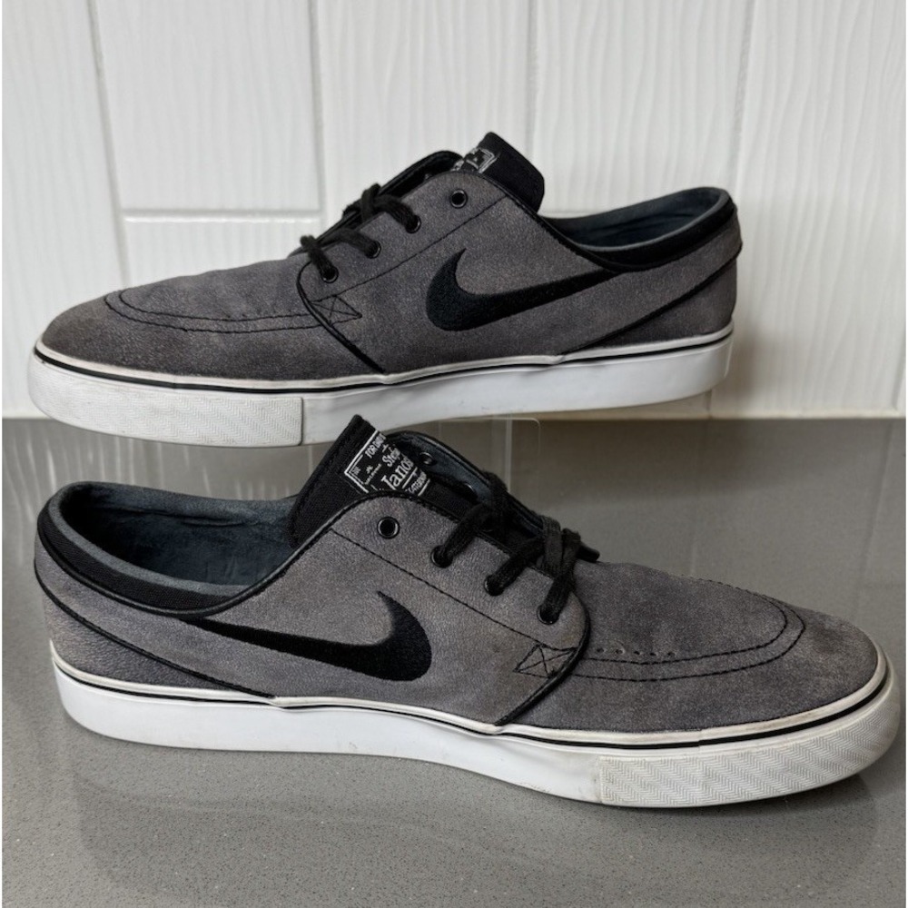 Nike Stefan Janoski Gray Skateboarding Shoes Men's Size 11.5 Vintage Preowned - Picture 2 of 10